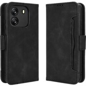 Resim Blackview Wave 6c Kılıfı Mıknatıslı Kapama Ayarlanabilir Çıkarılabilir Kartlık Cüzdan Kapak 