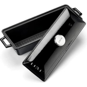 Resim Lidyahan Store Döküm Ekmek Kabı/terrine, 11X29 Cm, Siyah 