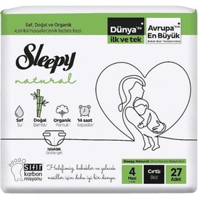 Resim Sleepy Natural Maxi Çocuk Bezi 27'li 7-14 kg 