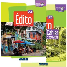 Resim Edito A2 2e édition 2022 Méthode de français Livre de l'élève + Cahier d'exercices + Downloadable Audios 