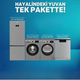 Resim Beko 4 lü Gri Çeyiz Seti 5 
