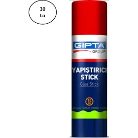 Resim Toptan Bulurum Gıpta Glue Stick Yapıştırıcı 10GR Beyaz 30'lu 
