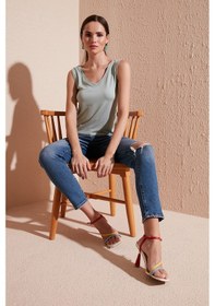 Resim Lela Bayan Bluz 5864384 ÇAĞLA Yeşil 