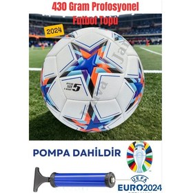 Resim Janva Pompalı Fifa European Red Şampiyonlar Ligi Özel Tasarımı Futbol Topu Lazer Kesim 430 gram 1.kalite Beyaz 