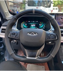 Resim Chery Tiggo 8 İçin Standart Direksiyon Kılıfı Araca Özgü Ürün Değ Mavi 