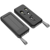 Resim SPRANGE Sr-p19 12000mah Solar Enerji Portable Fast Charger Taşınabilir Powerbank ( Kılıf Hediyeli ) 