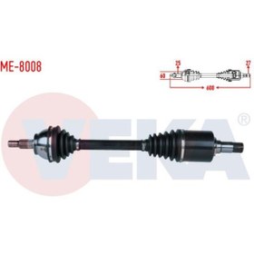 Resim KOMPLE AKS SOL ON MERCEDES A SERISI (W169) A 150 A-T UZUNLUK 6 