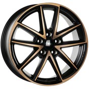 Resim CMS-1185-04 7.0x17"-5x108 ET47 63.4 Diamond Black Copper Jant (4 Adet) 