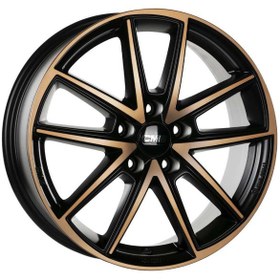 Resim CMS-1185-04 7.0x17"-5x108 ET47 63.4 Diamond Black Copper Jant (4 Adet) 