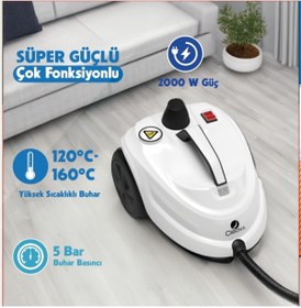 Resim cleova CLV-4041 26 Parça Burharlı Temizlik Makinası 2000W 5Bar 
