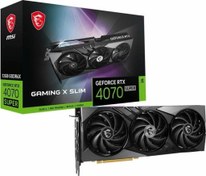 Resim RTX4070S SUPER 12G GAMING X SLIM 12GB Geforce RTX4070S GDDR6X 192bit HDMI 3xDP 16x Ekran Kartı MSI