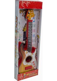 Resim Rock Gitar Metal Telli 45 Cm Kırmızı 