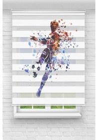 Resim Perdecizade Enxboy Geyik Dijital Baskılı Zebra Perde-cocuk Odası-stor Perde Pz-712 Renkli 