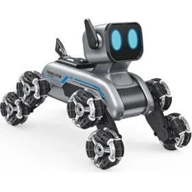 Resim Uzaktan Kumandalı Şarjlı Robot Araba, 8 Tekerlekli, Eğlenceli Oyun 
