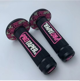 Resim Hightower Siyah Pembe Evrensel Skuter Gidon Kılıfı Tutma Kabzası Aksesuarı 