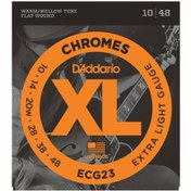 Resim D'Addario ECG23 Chromes Elektro Gitar Teli (10-48) 