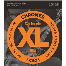 Resim D'Addario ECG23 Chromes Elektro Gitar Teli (10-48) 