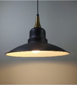 Resim Rriolight Retro Bronz Askılı Tekli Metal Sarkıt Çap: 30Cm 