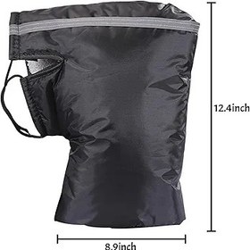 Resim kajilai Motosiklet Bisiklet Gidon Muffs Bisiklet Soğuk Hava Bisikletçi Eldiveni Yağmur Geçirmez Rüzgar Geçirmez Bisiklet El Isıtıcı Kapak 