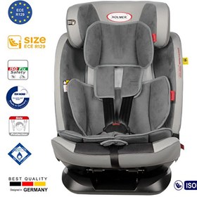 Resim Holmer Kids Multi Protect Aero Tech i-Size 9-36 KG Isofix Gri Oto Koltuğu 