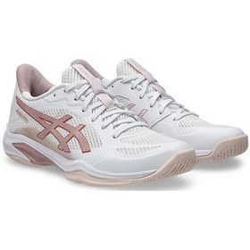 Resim Asics Blade Ff 2 Kadın Voleybol Ayakkabısı 1072a120-102 Beyaz Beyaz 