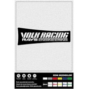 Resim Volk Racıng Rays Engıneerıng Stıcker 18 X 6 Cm 