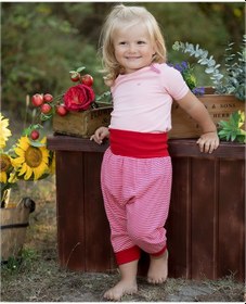 Resim Organicera Organicera Organik Body & Şalvar Pantolon 2Li Set,Pembe & Krem Çi Krem - Pembe 