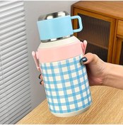 Resim Sinuoshop Mavi 800ml Paslanmaz Celik Izoleli Icecek Sisesi Buyuk Kapasite Tasinabilir Matara 