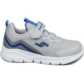 Resim Jump 28102 Cırtlı Gri - Mavi Erkek Çocuk Sneaker Günlük Spor Ayakkabı 