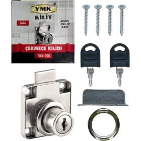 Resim abnturk 1 Adet Ymk Kare Çekmece Kilidi 138-22 YMK-708 