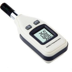 Resim Mini El Tipi Nem ve Sıcaklık Ölçer, Pratik ve Taşınabilir Ölçüm Cihazı 