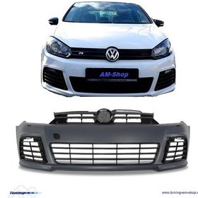 Resim Volksvagen Golf 6 2009-2012 Abs Plastik Taiwan r Ön Tampon 
