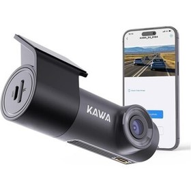 Resim 1296P Mini Araç Içi Kamera, Gece Görüşü, Wifi Dashcam, 360° Dönebilen Gövde 
