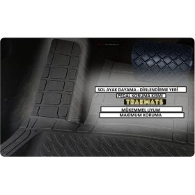 Resim Trakmats Bmw X3 2016 3D Özel Tasarım Oto Halıları Krom 