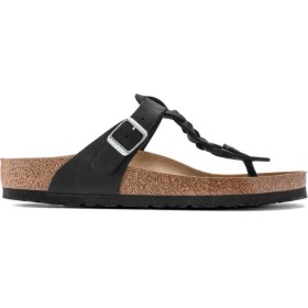 Resim Birkenstock Gizeh Leoi Braided Parmakarası Kadın Terlik 
