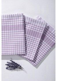 Resim 5 Li Mutfak Kurulama Bezi Alman Peçetesi 100 Pamuklu Lila 