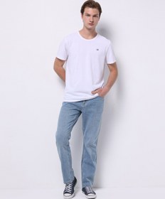 Resim Regular Fit Erkek Pamuklu Light İndigo Denim Jean Pantolon Colin's