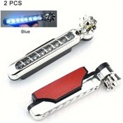 Resim Oldfriend 2 Adet Rüzgar Enerjili Araç Led Fan Lambası - Dönen Mavi Dekoratif Aydınlatma 