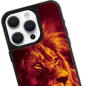 Resim Galatasaray Enerji Aslan Cam Telefon Kılıfı - iPhone 14 Pro Max 
