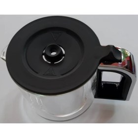 Resim Karaca Çaysever Robotea Crom Cam Demlik Siyah Renkli Dayanıklı Tasarım ve Kolay Kullanım 