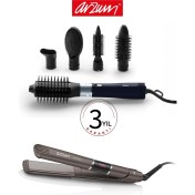 Resim Arzum Revolution Hava Üflemeli 5'i 1 Arada Şekillendirici + Arzum Vanessa Saç Düzleştirici 