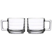 Resim Paşabahçe 55833 Bricks 2'li Çay-Kahve Kupası 250 cc 