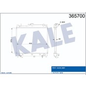 Resim Radyatör Suzuki Jimny (Al/Pl/Brz) (375X458X26) 504645006 