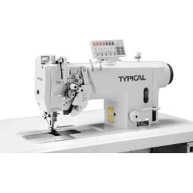 Resim Typical GC9750-HD3 Serisi Elektronik Direct Drive, Büyük Mekik, İptalli Çift İğne Dikiş Makinası 