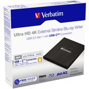 Resim Verbatim USB-C Ultra HD 4K Blu-Ray Yazıcı 