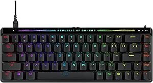 Resim ASUS ROG FALCHION ACE HFX 65 ANALOG OYUN KLAVYESİ, YAĞLANMIŞ ROG HFX MANYETİK ANAHTARLAR,DOKUNMATİK PANEL, 8000 HZ POLLING RATE, BEŞ KATMANLI YALITIM VE CONTALI MONTAJ, ABS TUŞ KAPAKLARI. 