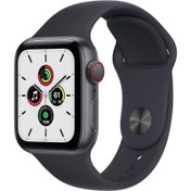 Resim Apple Watch SE GPS + Cellular 40mm Uzay Grisi Alüminyum Kasa ve Spor Kordon Akıllı Saat (Apple Türkiye Garantili) 