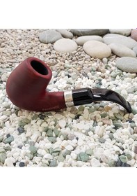 Resim Falconetti 9 MM Metal Bilezikli Maun Lake Ahşap Pipo Py69 