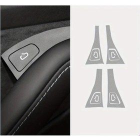 Resim Hightower Tesla Model 3/y 2017-2024 Premium Yapay Kürk Eşik Koruyucu Gri - Dayanıklı İç Mekan Koruma 