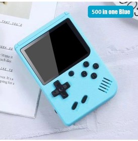 Resim Dahili 500+ Klasik Oyunlar 5 İnç Arcade Retro Konsol Oyun Konsolu Game Boy Blue-1 